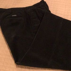 Mens Black Thick Ralph Lauren Corduroys 36x34
